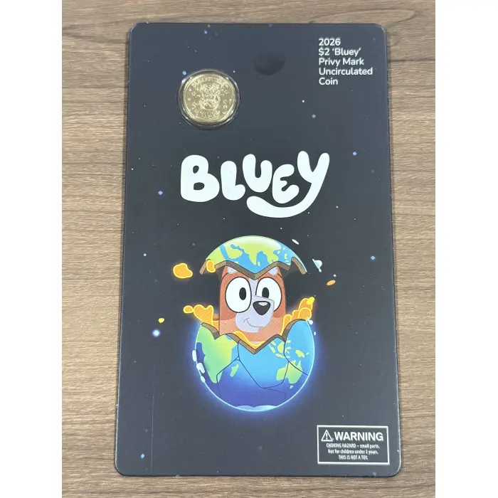 BLUEY 2026 $2 COIN IN CARD WITH PRIVY MARK – SLEEPYTIME