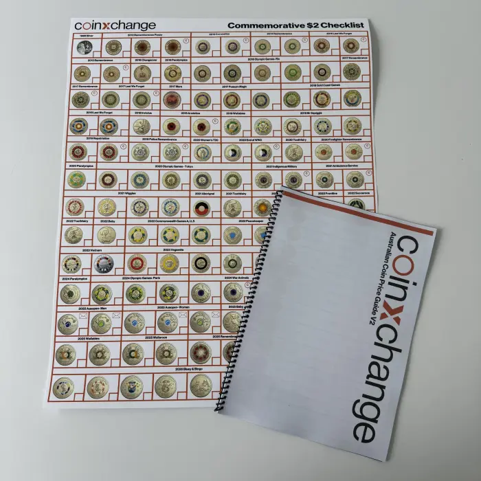 DIGITAL  Australian Coin Price Guide V2 + FREE Commemorative $2 Checklist
