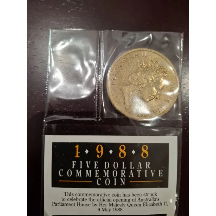 1988 $5 Opening of the Parliament House